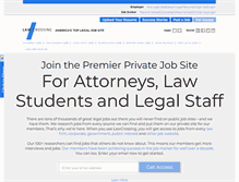 Tablet Screenshot of lawcrossing.com